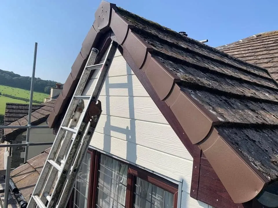 New fascias, bargeboards and guttering in Marazion