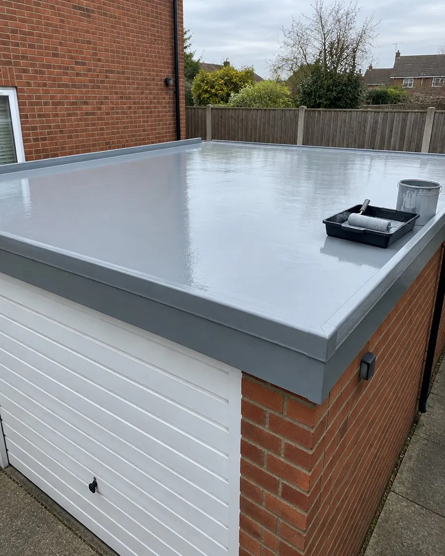 Garage roof replacement in Marazion